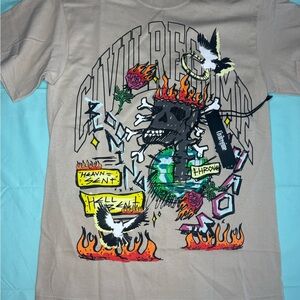 Civil Regime “Follow Me To The Gates” Graphic Tee. Brand New In Bag.